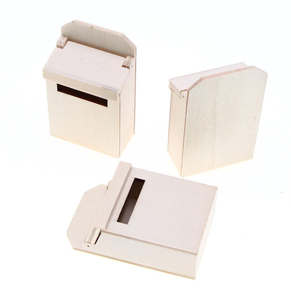 Miniature Blank Mail Box House Perfect for DIY Projects and Miniatures
