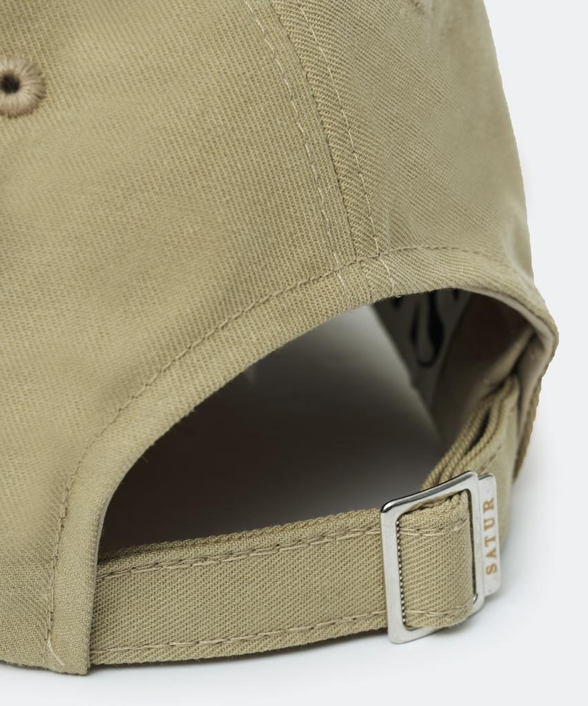Seteo Vintage Casual Applique Ball Cap Beige