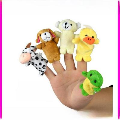 Creative Children's Mini Plush Animal Finger Puppet Toy