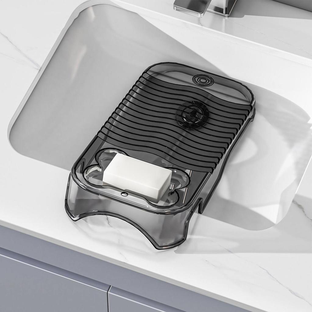 Washing Board For Laundry Laundry Wash Board For Hand Washing Clothes Non-Slip Washer With Soap Holder For Clothes Underwear