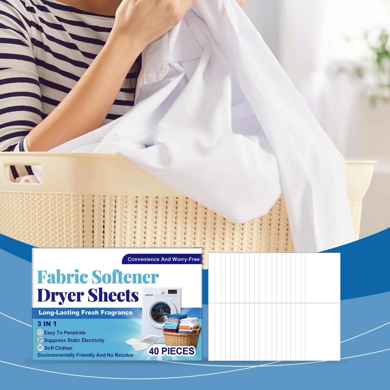 Листы для смягчения белья, 40 шт., Нежное смягчение, Чистая стиральная машина, Листы для сушилки ткани, одежда, шерсть животных, Для удаления запахов, Шерсть животных China Mainland