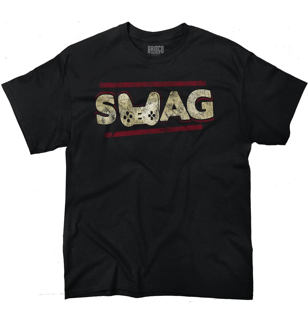 Vintage Video Game Controller Nerd Swag Joke Mens Casual Crewneck T Shirts Tees S