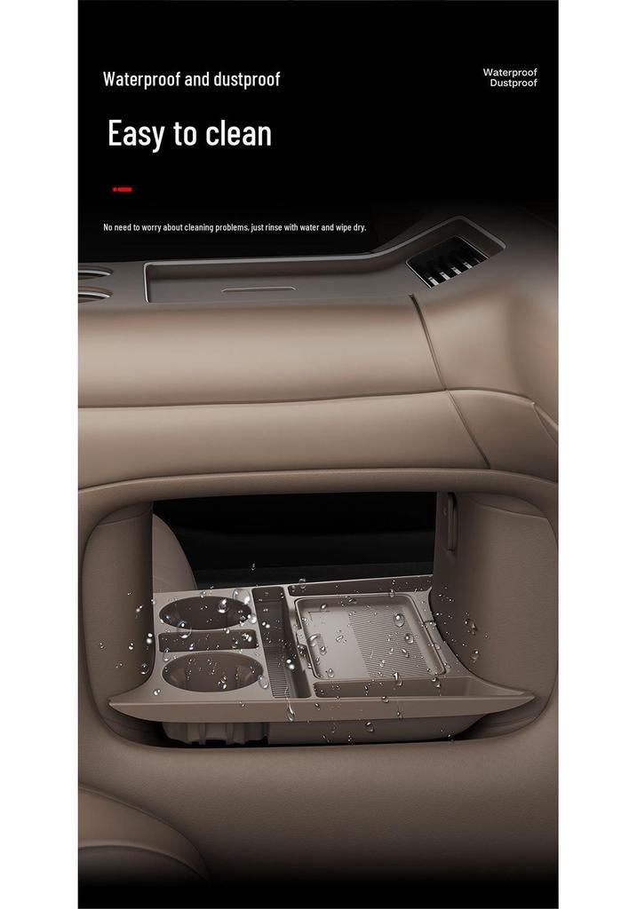 IM LS6 Center Console Silicone Storage Organizer for Car Interior