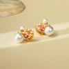 Retro Rocking Horse Pearl Necklace with Colorful Enamel - Luxurious Clavicle Chain