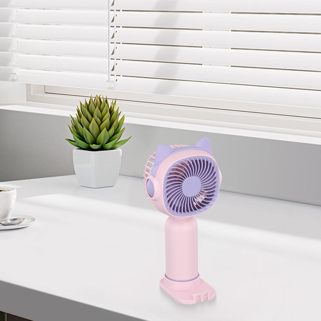 Cooling Fan 1pcs 7*4.3*15.5 Built-in Battery Charging Phone Cute Fan Fashionable Handheld Plastic High Quality