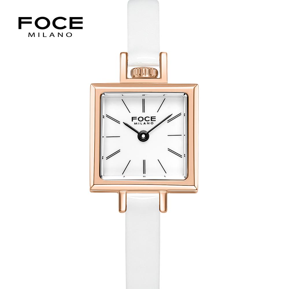 Pocheleidi 19.5Mm Women'S Square Leather Watch Fm1913L-Wrg