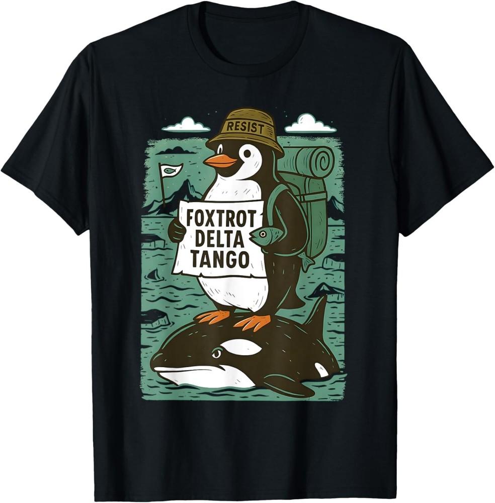 Resist Penguin Activism Graphic Design T-Shirt unisex T-Shirt Unisex T-Shirt XXL