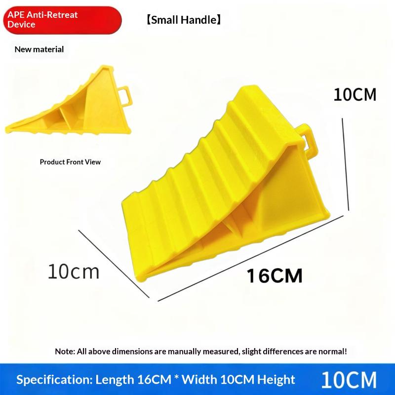 1Pcs Anti Slip Tire Stop Block Portable Car Wheel Chock Heavy Duty Parking Wedge Truck Trailer Rv Safety Vehicle Accessory