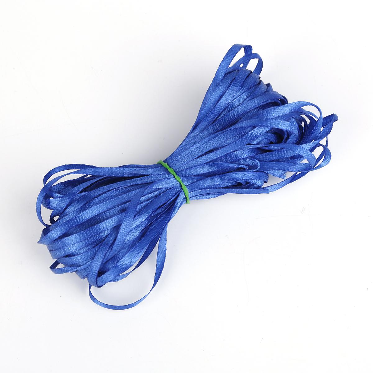 

25 ярдов атласные ленты для свадьбы, дня рождения, подарочная упаковка, рождественские принадлежности для Хэллоуина, фестиваля, ленты для рукоделия своими руками 3mm 25yards белый