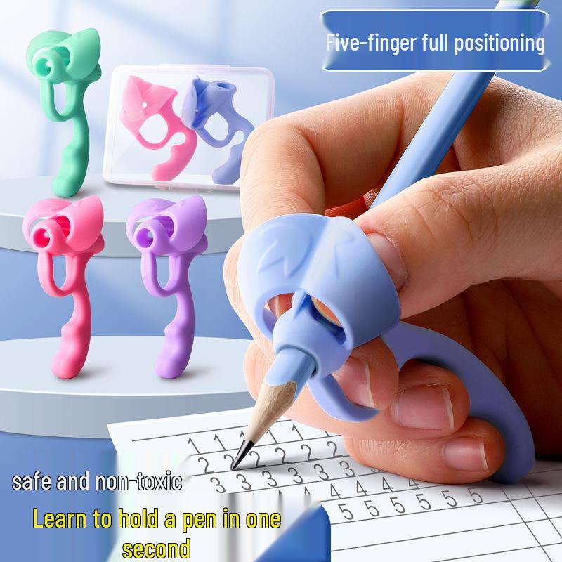 Five-Finger Pencil Grip for Young Learners: Writing Tool for Kindergarten and Primary Students