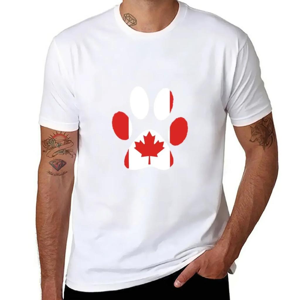 T-Shirt vintage clothes black Canadian Cat/ T-Shirt hippie clothes t shirt man summer top clothes