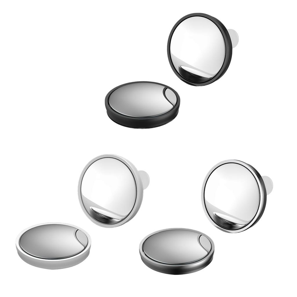 Car Blind Spot Convex Side Mirrors 360 Rotatable & Waterproof Rear View Blind Spot Mirrors Simple Installation 2pcs/set