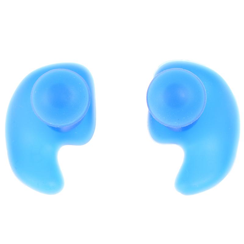 1 Pair Soft Silicone Ear Plugs Reusable Noise Reduction For Sleep