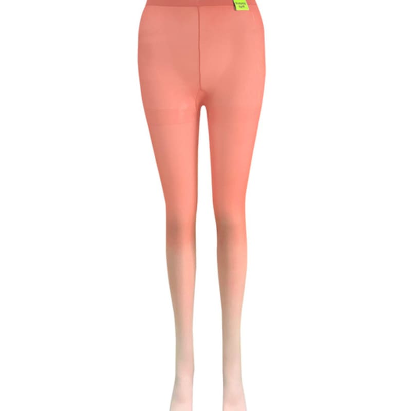 

Романтичные тигровые базовые градиентные колготки (оранжевый) Free