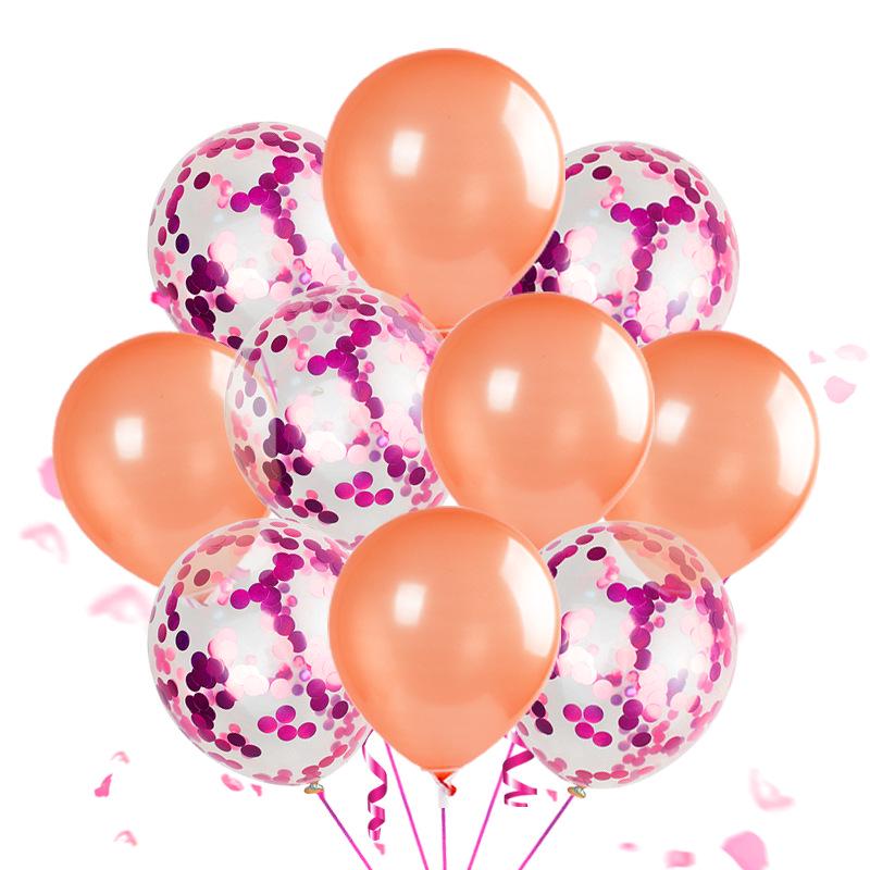 Decorative Latex Confetti Balloons Set for Birthdays and Weddings