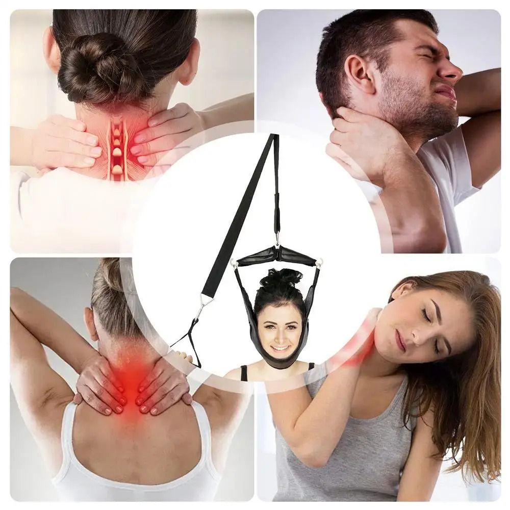 Door Hanging Cervical Neck Traction Device Soft Belt Hanging Neck Traction Frame Spine Stretching