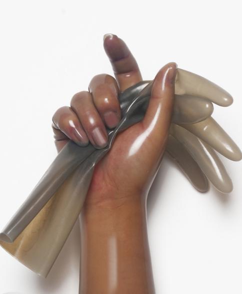 Rode Lange Handschoenen Avondfeest Cosplay Kostuum Operahandschoenen