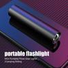 Zoom Super Powerful Flashlights Rechargeable High Power LED Flashlight Torch Mini 3 Light Mode Pocket Light Lamp Portable