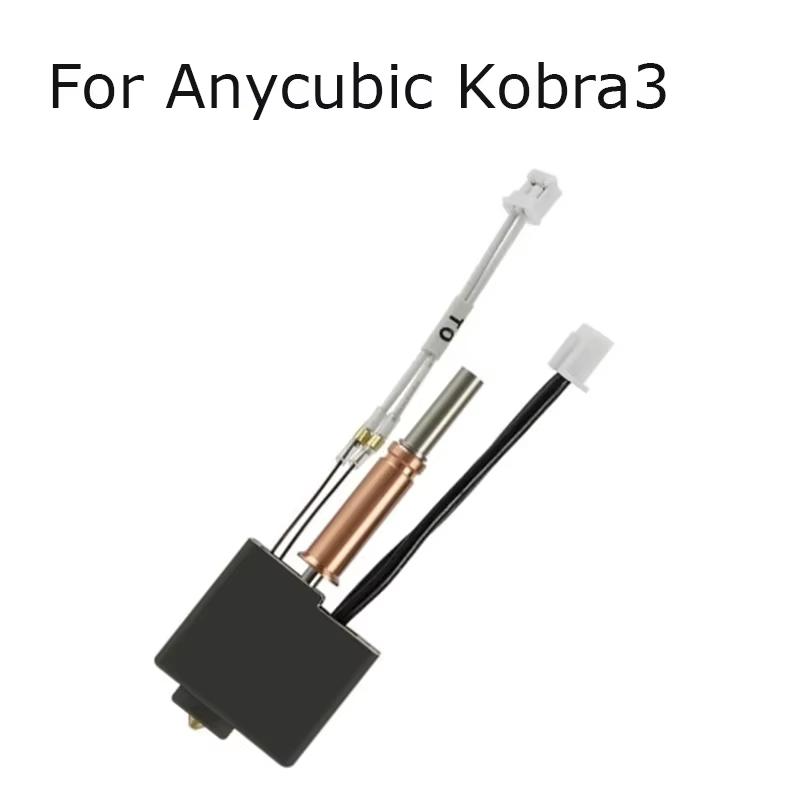 Kobra 3 Build Plate Kobra 3 Pei Textured PEO 256x268 For Anycubic Kobra 3 Combo Build Plate Spare Parts Double Sided Heat Bed 0.4mm hotend