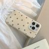 Retro Ins Style Full Screen Polka Dots Suitable for Apple 16 Mobile Phone Case IPhone15pro Max Full Package Soft Case