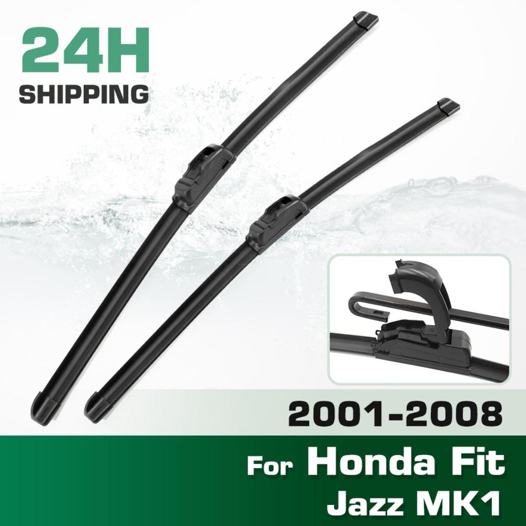 For Honda Fit Jazz MK1 2001-2008 2002 2003 2004 2005 2006 Wiper Front Wiper Blades Windshield Windscreen Window Brush 20"+16