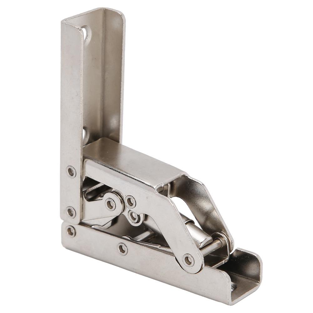 4pcs Hidden Bracket Cabinet Door Hinges Cold Rolled Steel Bridge Shaped Hinges  Cabinet Doors