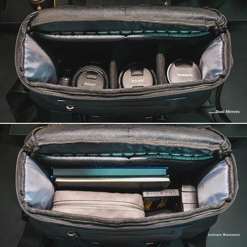 GYXX Shoulder Bag, Crossbody Camera Bag, Lens Storage Bag, Laptop Bag