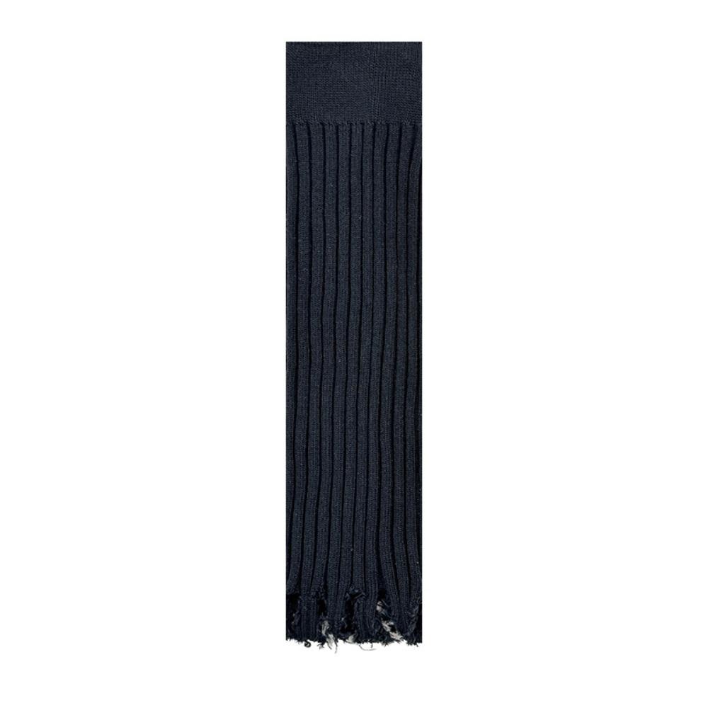 Fashion Wasteland Style Knitted Sock Covers High Elastic Knitted Pile Socks Sweet Style Y2K Socks Girls Fashion
