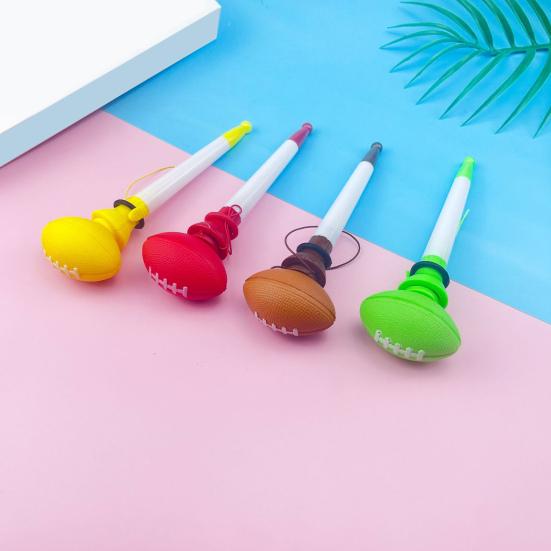 5ks sportovní vtipné kuličkové pero s obručí, odolné plastové pouzdro, hladké psaní