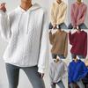 Autumn/Winter Casual Hooded Jacquard Long Sleeve Sweatshirt Pullover