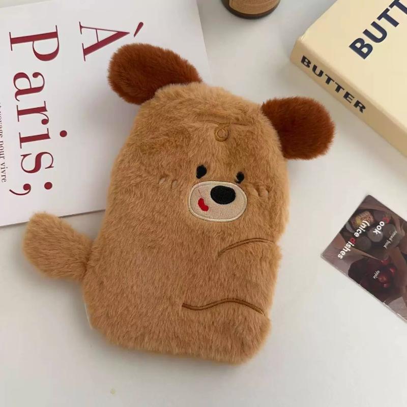 2025 Nový ohřívač břicha Silný plyšový ohřívač rukou Roztomilý kreslený ohřívač na horkou vodu Teplý sáček na vodu Vícebarevný volitelný