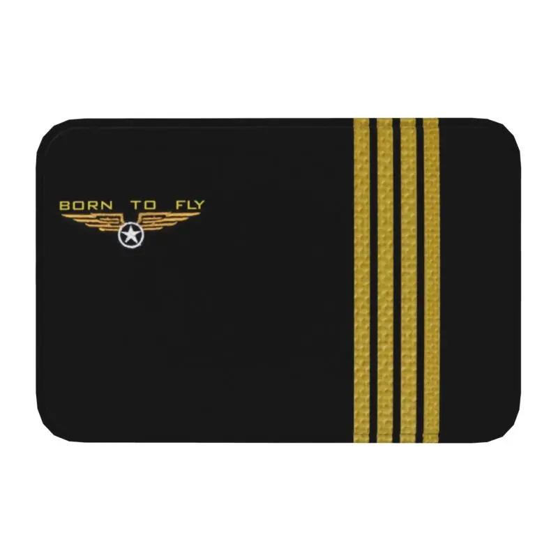Paillasson De Pilote De Chasse Airbus Personnalisé, Antidérapant, Pour Avion D'aviation, Cuisine, Salle De Bains, Jardin, 40x60cm