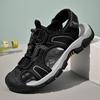Men's Sandals 2025 New Summer Breathable High-end Leather Beach Shoes Wear Soft-soled Bag Head Non-slip Casual Shoes
