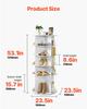 5 Tiers Rotating Shoe Rack Tower, 360° Spinning Shoe Rack, Revolving Storage Round Carousel Display, Freestanding Lazy Susan Organizer Display for