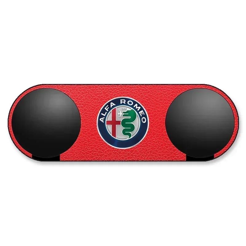 Car Stickers For Alfa Romeo Car Sticky Hook USB Cable Double-Hook Organizer For Alfa Romeo Giulia Stelvio Giulietta 156 159 147
