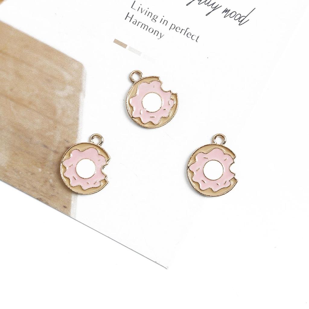 4Pcs Multiple Styles Alloy Metal Drop Oil Colorful Accessories For Jewelry Component Making DIY Necklace Bracelet Earring