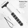 Multifunctional Rearview Mirror Squeegee Extendable Handle Car Side Mirror Squeegee
