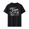 Graffiti Ster T-shirt Heren Dames Hip Hop Print Streetwear Zwarte Tee Top Mode Casual Kleding Zomer - Heren Zomer Katoen Graph...