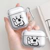 Simple Happy Expression Case For Airpods 1 3 4 Pro3 Pro2 Pro 2 Clear Earphone Cases Cover