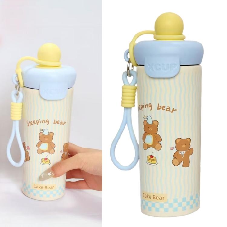 Unique Cartoon Float Ball Stainless Insulated Bottle Prevents Spills For Hiking Commuting And Work