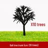 Finished Plastic Model Tree for Architectural Sand Table Scene Construction
