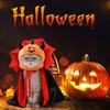 Halloween Pet Costume Pumpkin Hat Vampire Cape Set for Cats Dogs Funny Cosplay Party Dress Up Outfit