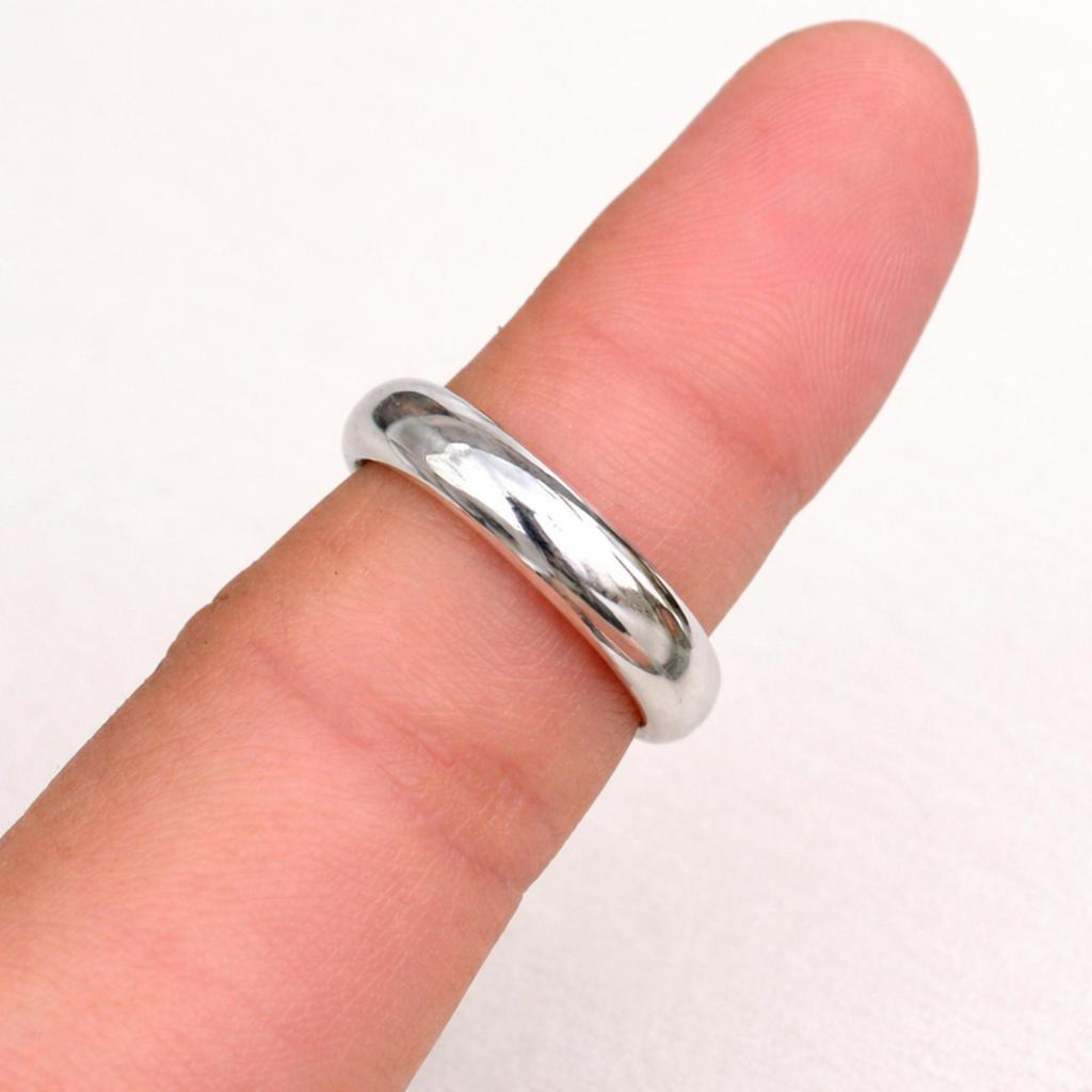 Minimalist Dome Band Ring – 925 Sterling Silver Chunky Band, Handmade Wedding Ring, Everyday Wear Band