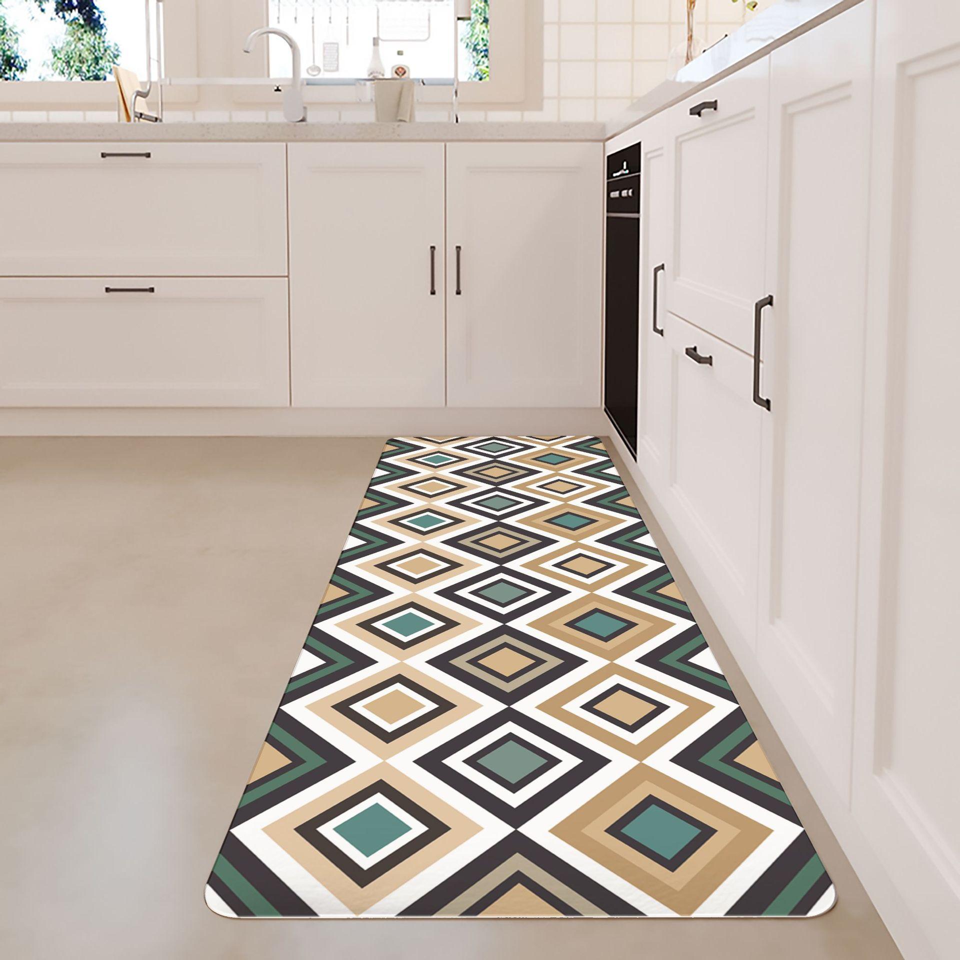 

Утолщенный противоусталостный напольный коврик Водонепроницаемый, маслостойкий и противоскользящий кухонный коврик ПВХ кухонный коврик для дома 440*700*10MM