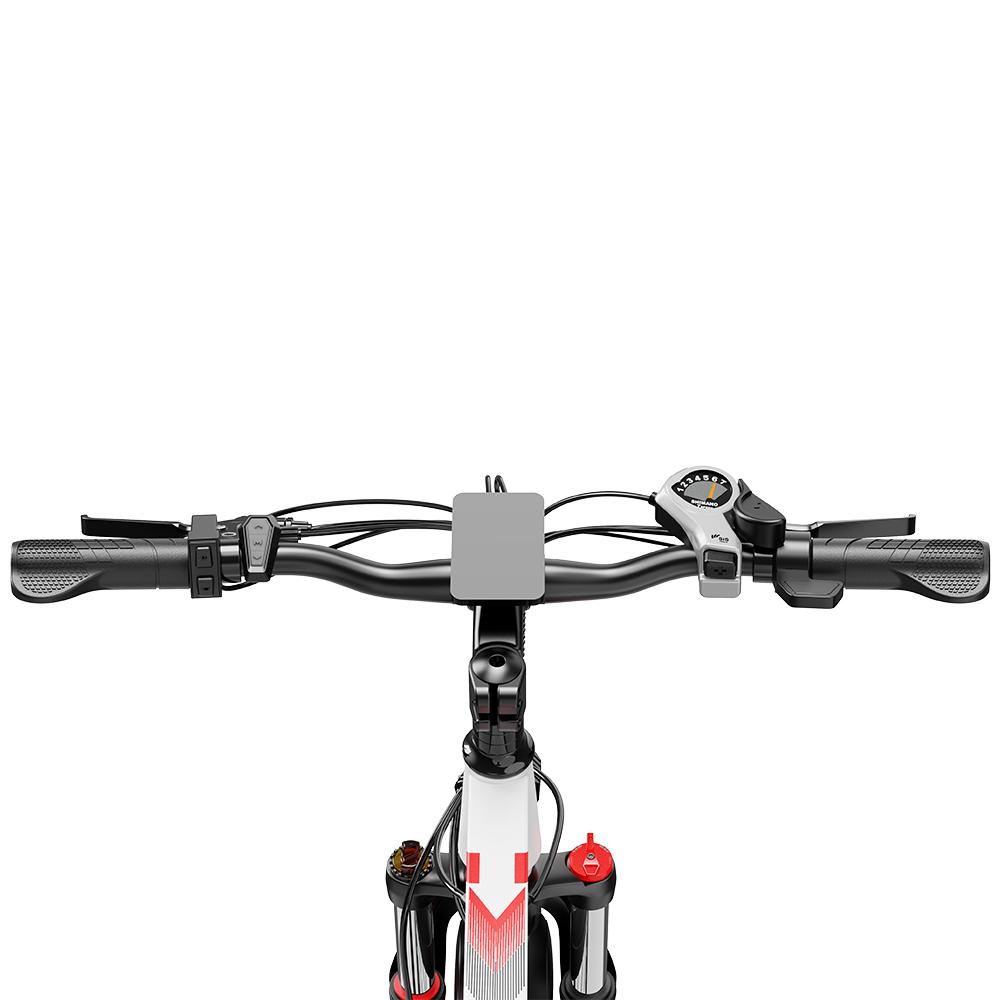 HEADEER BK1350 Adult Electric Bicycle 500W Brushless Motor 48V 15AH Lithium Battery 26 Inch Wheels Foldable E Bike for Daily Urban City Commuting