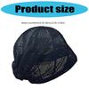 Black Hair Net Hat Nylon Weaving Stretchable Hat Elastic Durability Hair Net for Wigs And Crochet Versatiles