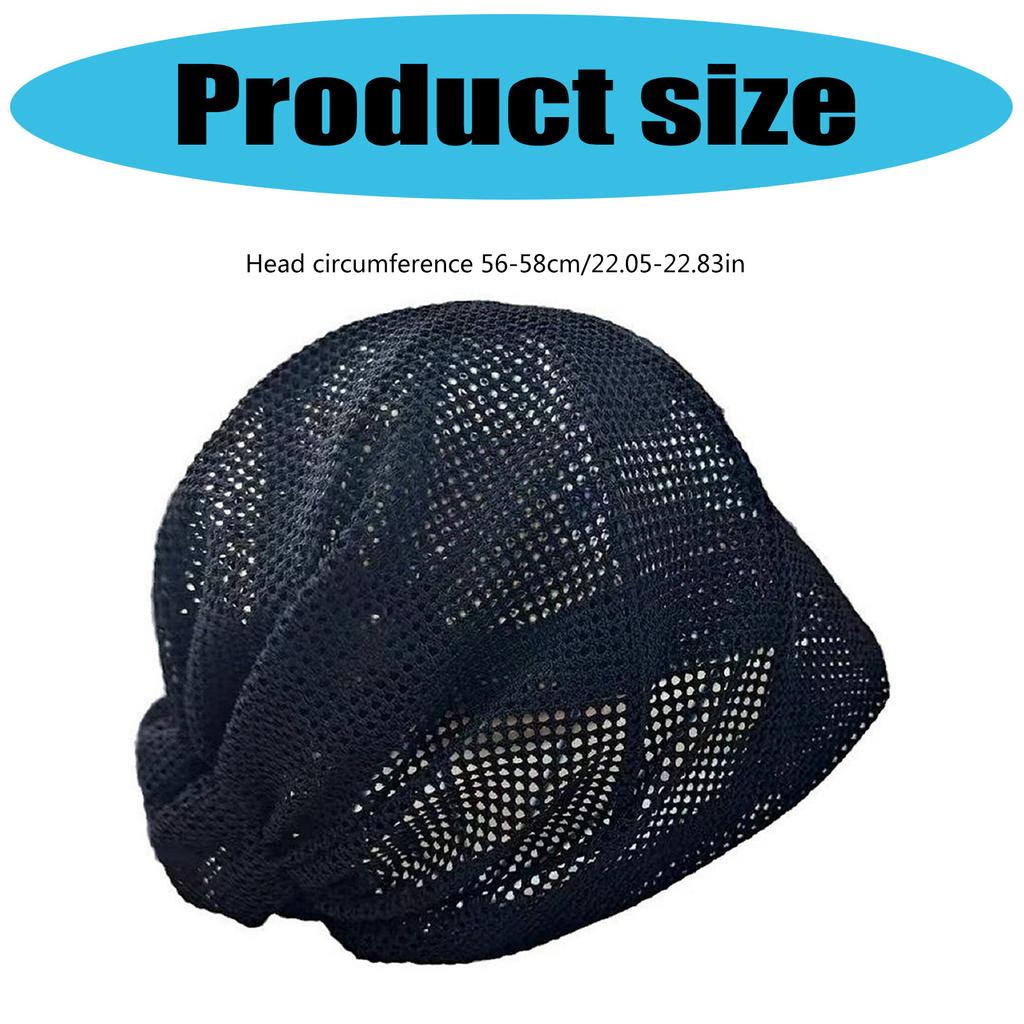 Black Hair Net Hat Nylon Weaving Stretchable Hat Elastic Durability Hair Net for Wigs And Crochet Versatiles