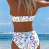 1011 neuer Bikini-Set zweiteilig Bandeau-Top Damen-Badeanzug Badeanzug atmungsaktiv und dünn
