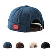 Japanese Retro Melon Hats Children Autumn and Winter Corduroy Brimless Hats Street Hipster Hip Hop Landlord Hats
