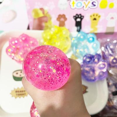 Douyin Hit Decompression Cat Claw Maltose Pinch Ball